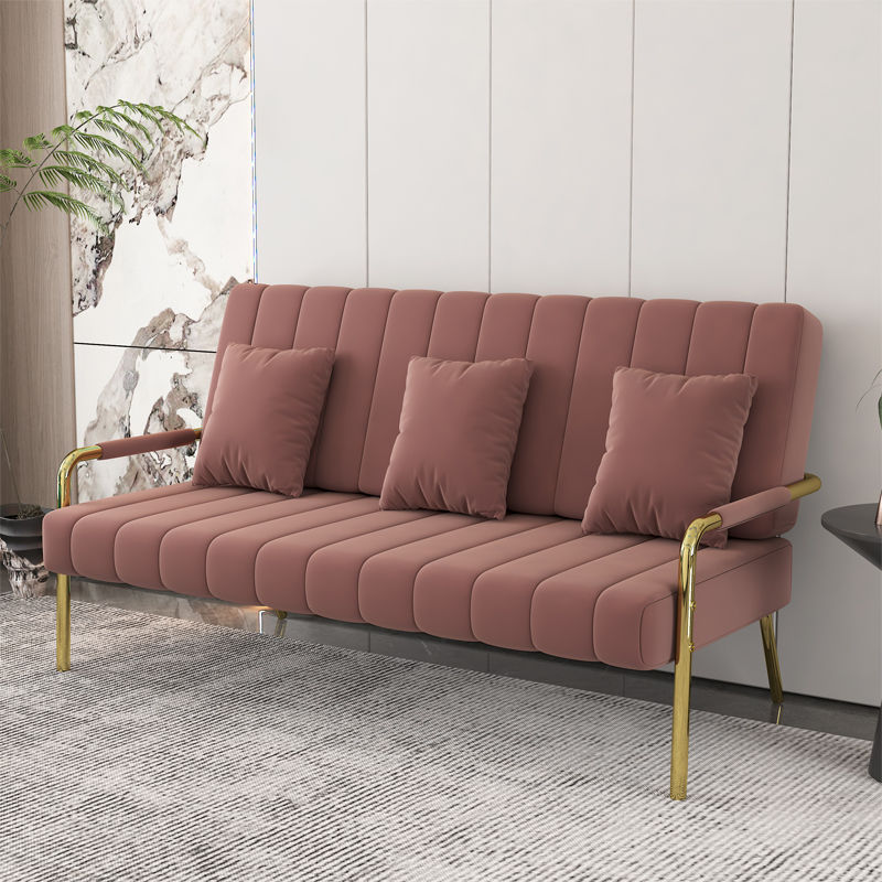 简约现代小户型出租屋沙发轻奢服装店网红款双人沙发北欧风客厅