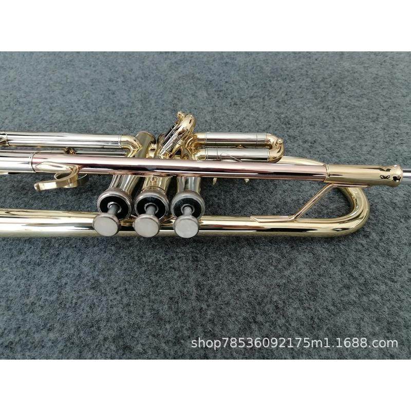 热销演奏型圣迪小号乐器高级降b调小号乐器独奏铜管音乐调音