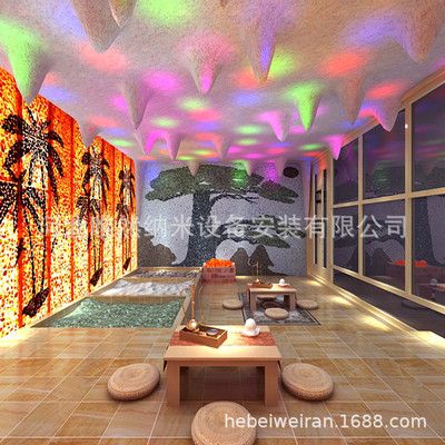 电气石汗蒸房半美容院房全盐房大型汗蒸房安装盐专用设备上门安装