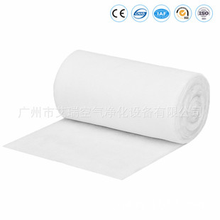 贴网卷帘式 过滤棉网面卷帘 合成纤维初效过滤棉过滤棉自动卷绕式