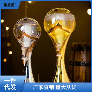 3升2升1.5升酒炮扎啤炮啤酒炮带冰柱带灯扎啤机商用创意饮航一