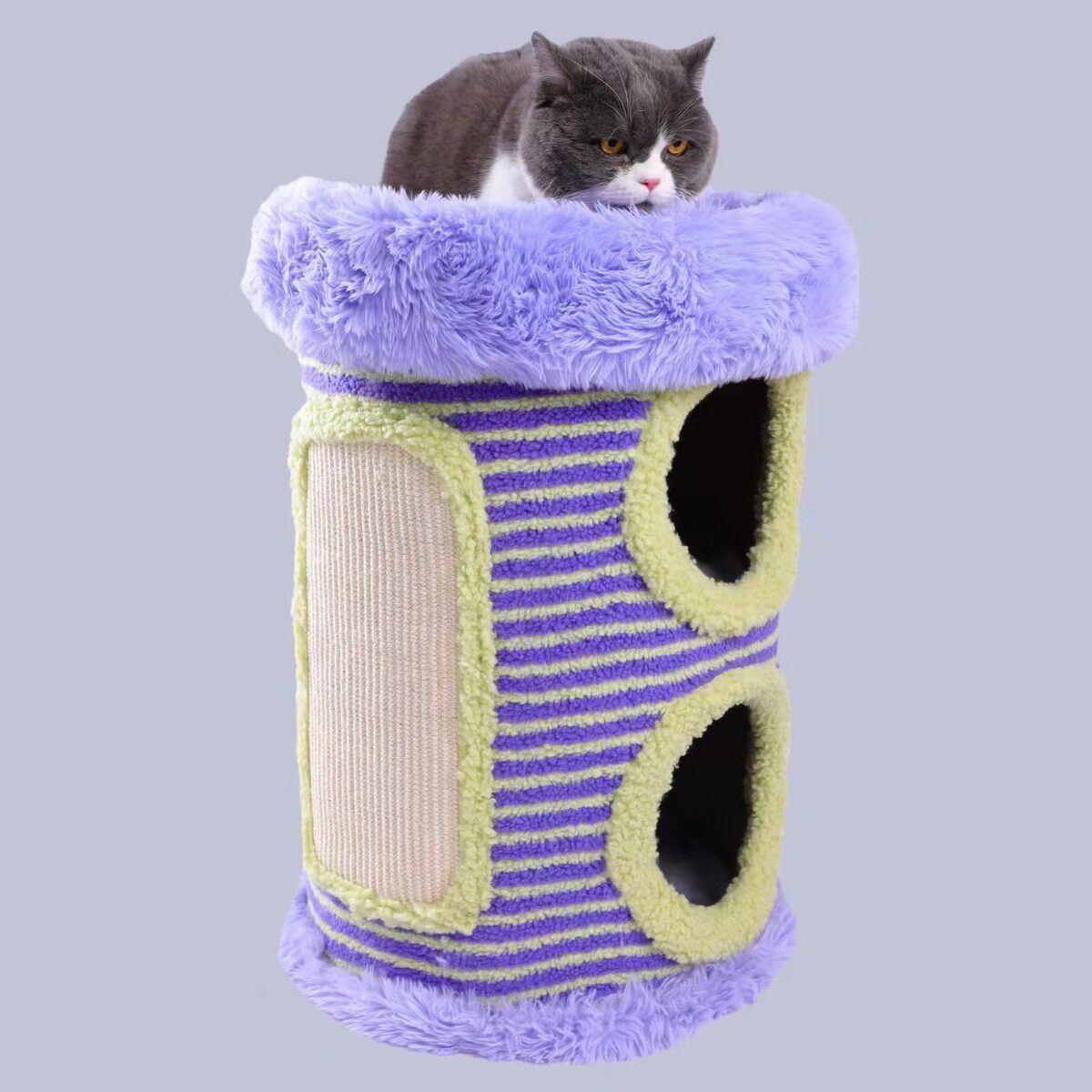 双层猫窝四季保暖大号上下铺多层二合一窝猫抓板耐磨宠物四季通用