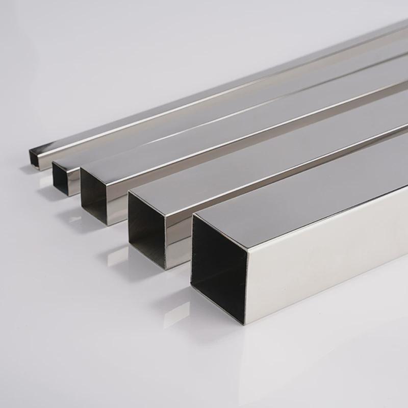 可定制316不锈钢方管光亮面拉丝316L厚壁空心方通不锈钢矩形管