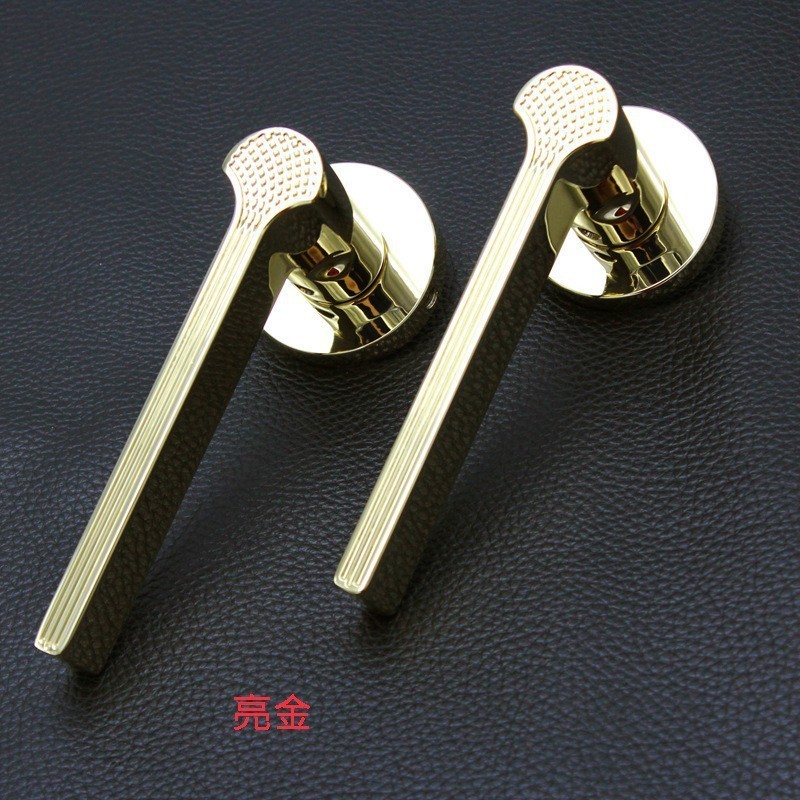 欧式室内门锁锁卫生间分体式门把卧室实木门钢制门通用锁具定制