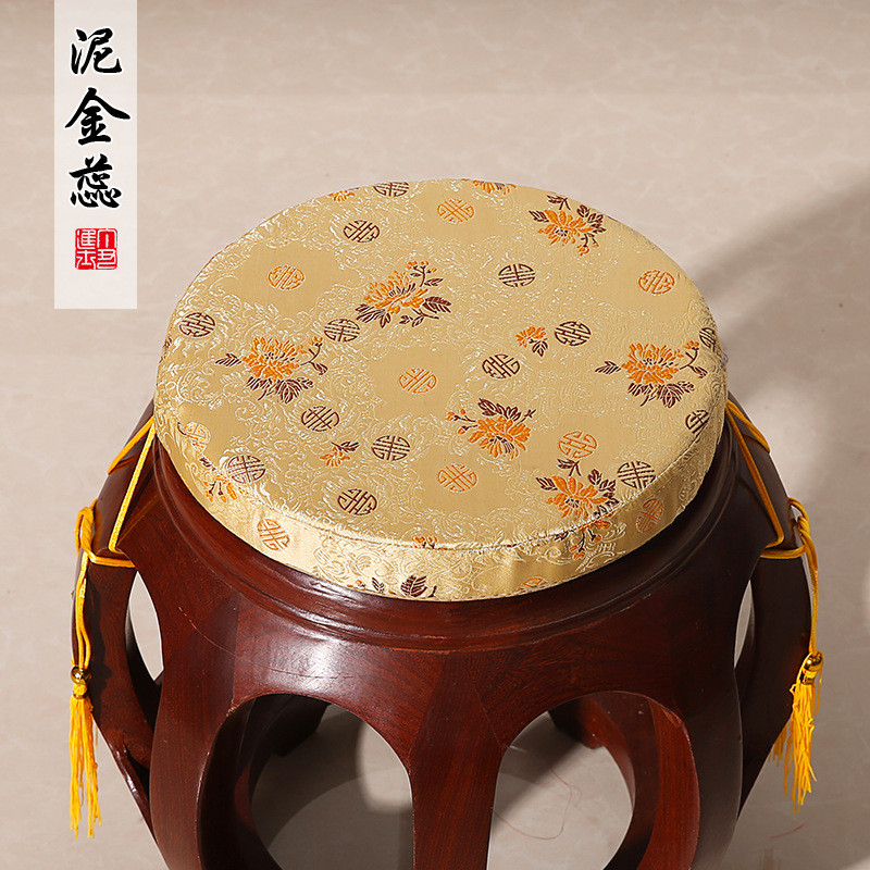 中式圆形蒲团红木鼓凳榻榻米椅子垫圈椅坐垫圆垫凳垫海绵厂家直销