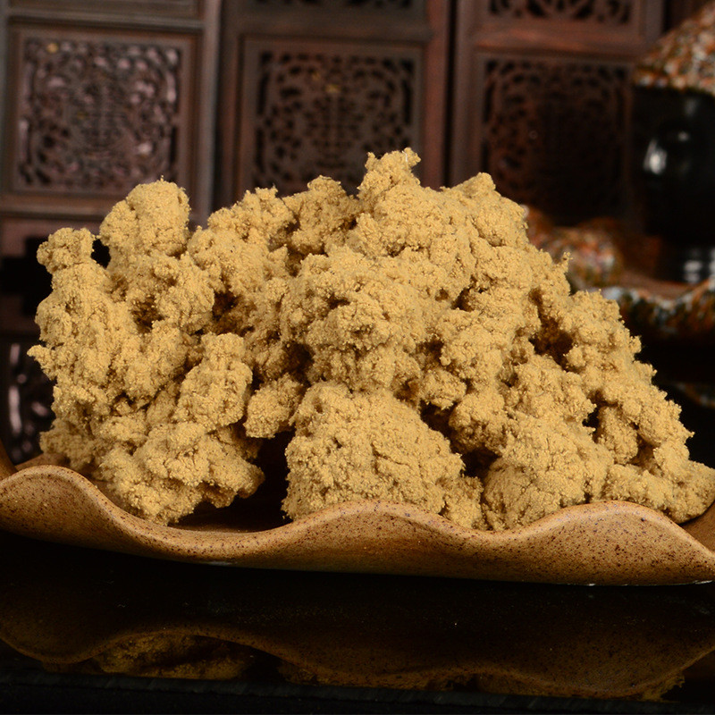 厂家现货批发散装陈年艾绒500g加红花艾绒段清艾条艾柱艾绒饼片
