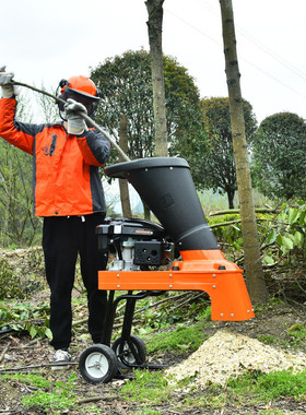 热销jre-1001b-1小型碎枝机电木机汽油柴油便携式户外果园碎动树