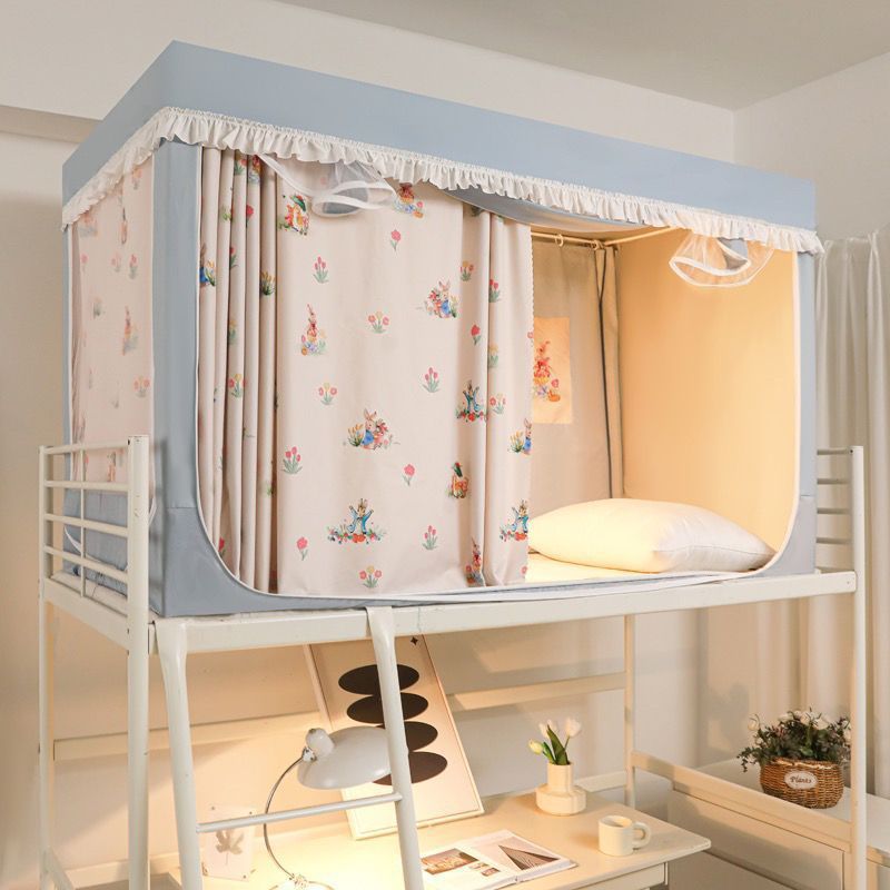 ins韩式小清新遮光学生宿舍蚊帐强系列寝室上下铺通用床幔女