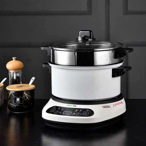 分离式智能家庭宿舍电煮锅电蒸锅电烤盘电火锅煎煮菜烧烤