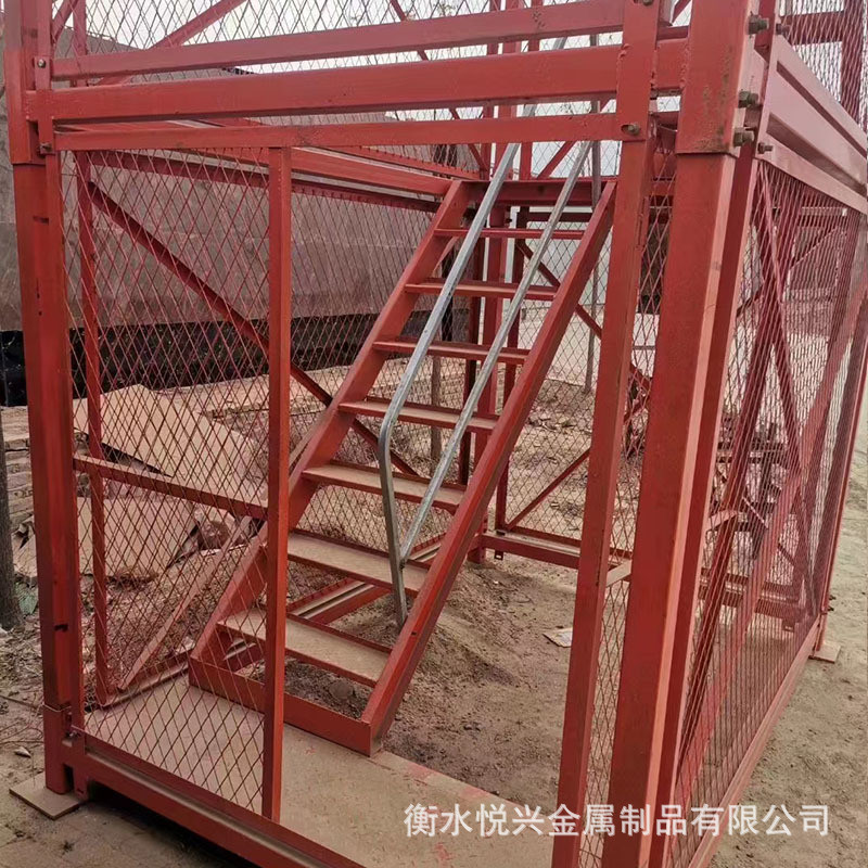 热销安全梯笼安全爬梯墩柱建筑安全梯笼组合脚手架安全护笼爬梯