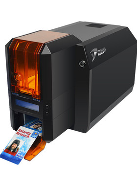 标牌机普特sup300(oa)证卡打印机门禁厂牌学生卡制卡机pvc线缆速