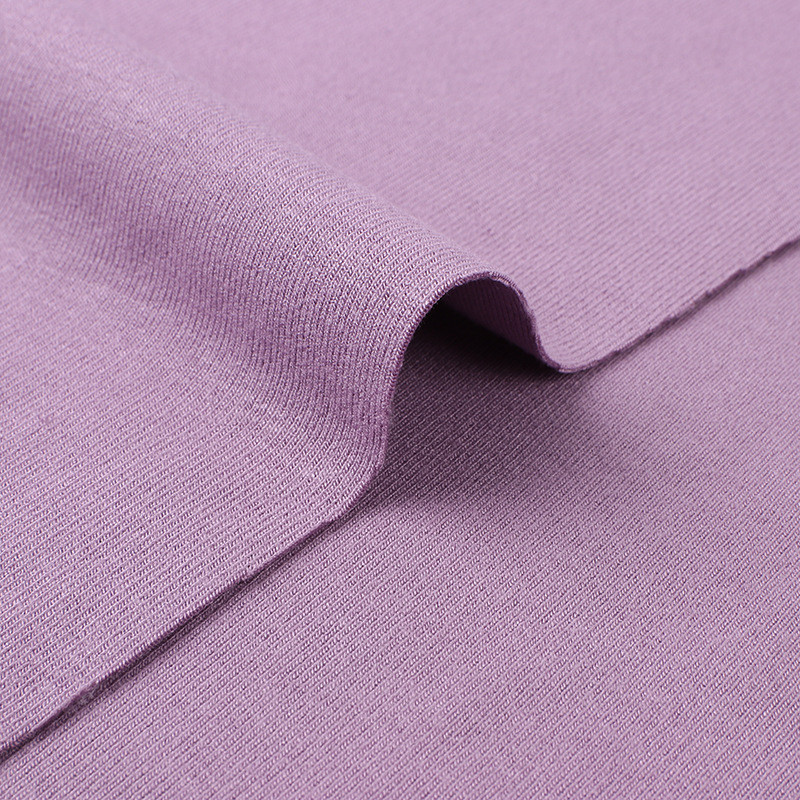现货精梳棉随心裁1*1罗纹加厚布料260g弹力双面时尚运动面料