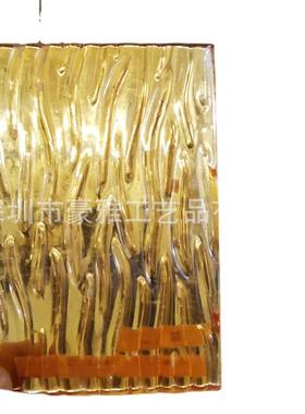 热销批量生产亚克力波纹砖酒店纹板砖树脂波装饰