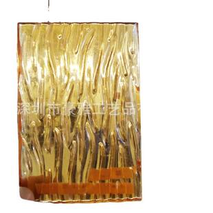 热销批量生产亚克力波纹砖酒店纹板砖树脂波装饰