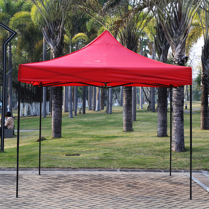 3*3黑金刚广告帐篷 户外防晒遮阳折叠帐篷 宣传展览摆摊四角帐篷