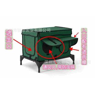 户外加热制冷保温猫窝可折叠宠物围栏猫咪产房猫笼帐篷狗窝狗屋子