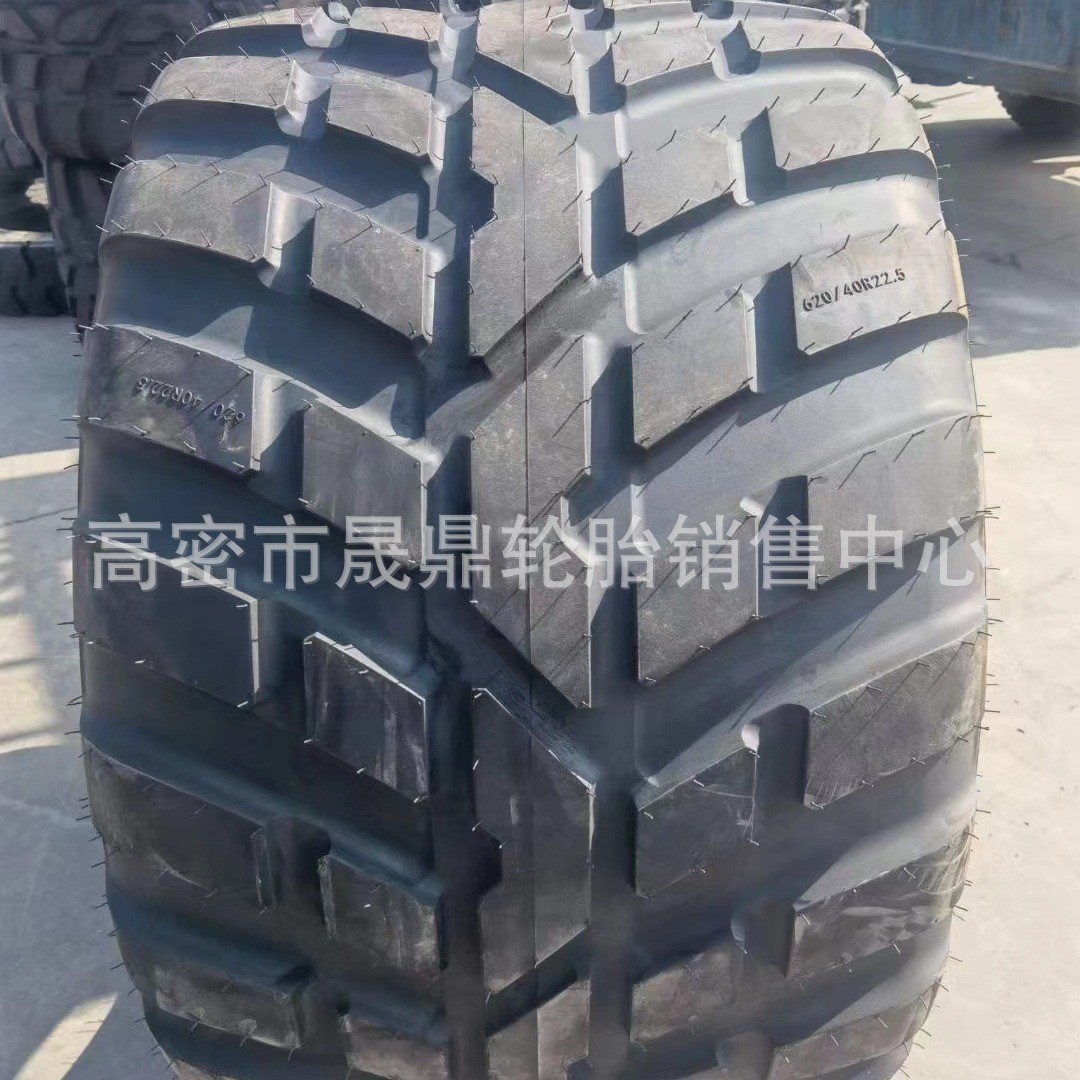 500/45R22.5农机具撒肥车 抛粪车真空胎600/40R22.5拖斗车胎