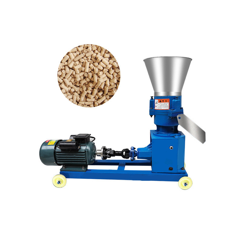 养殖饲料颗粒机牛羊鸡鸭猪兔颗粒饲料机家用造粒机秸秆饲料机械