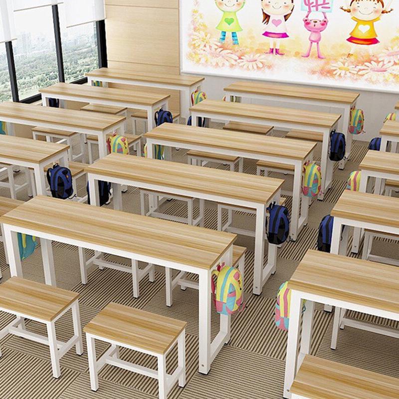 定制彩色单人桌双人绘画椅凳学生补习班课桌美术培训桌椅学习桌