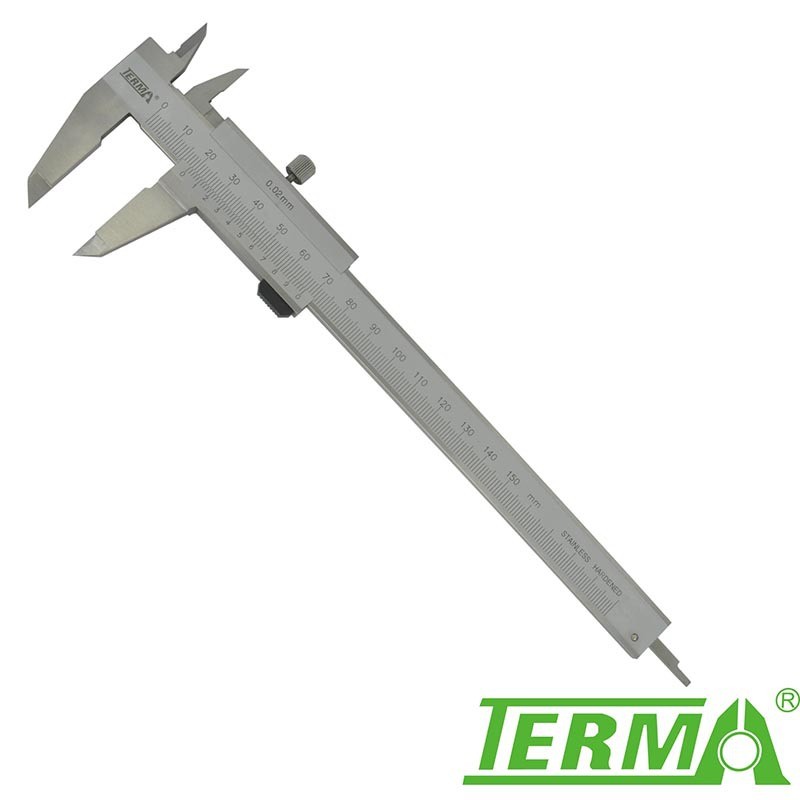 特马游标卡尺0-150*0.02mm机械卡尺TERMACA210-150