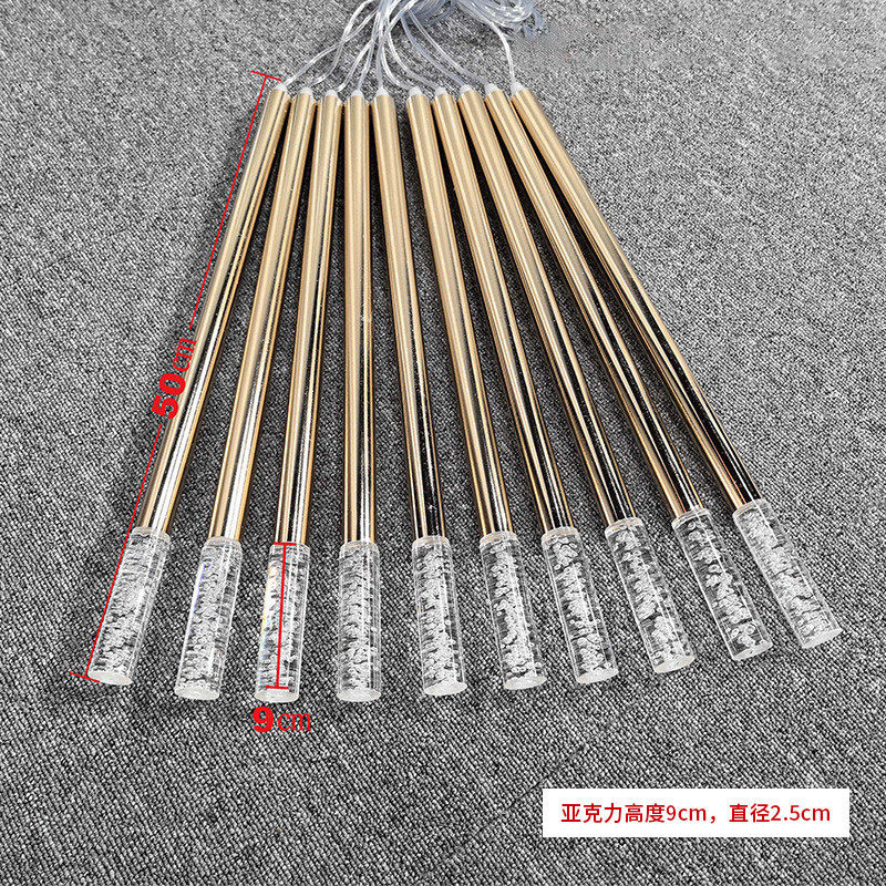 婚庆道具火柴奥斯卡厅金色吊顶灯酒店婚礼堂商场美陈橱窗装饰吊灯