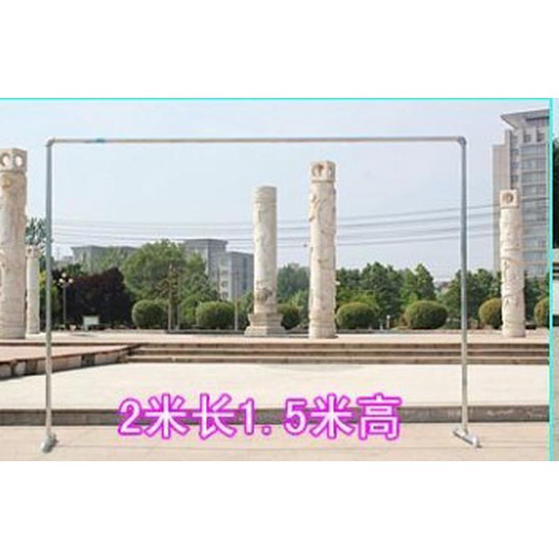 0fe9镀锌水管落地架室内外晒衣架阳台钢管晒被子架单双杆金