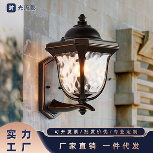 现代简约户外壁灯防水庭院灯超亮室外阳台家用别墅大门两侧外墙灯