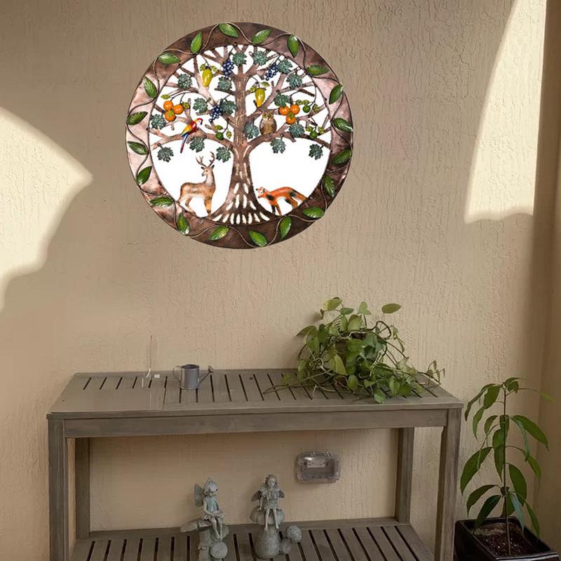 复活节金属铁艺麋鹿猫头鹰墙面阳台户外花园酒吧装饰布置挂件