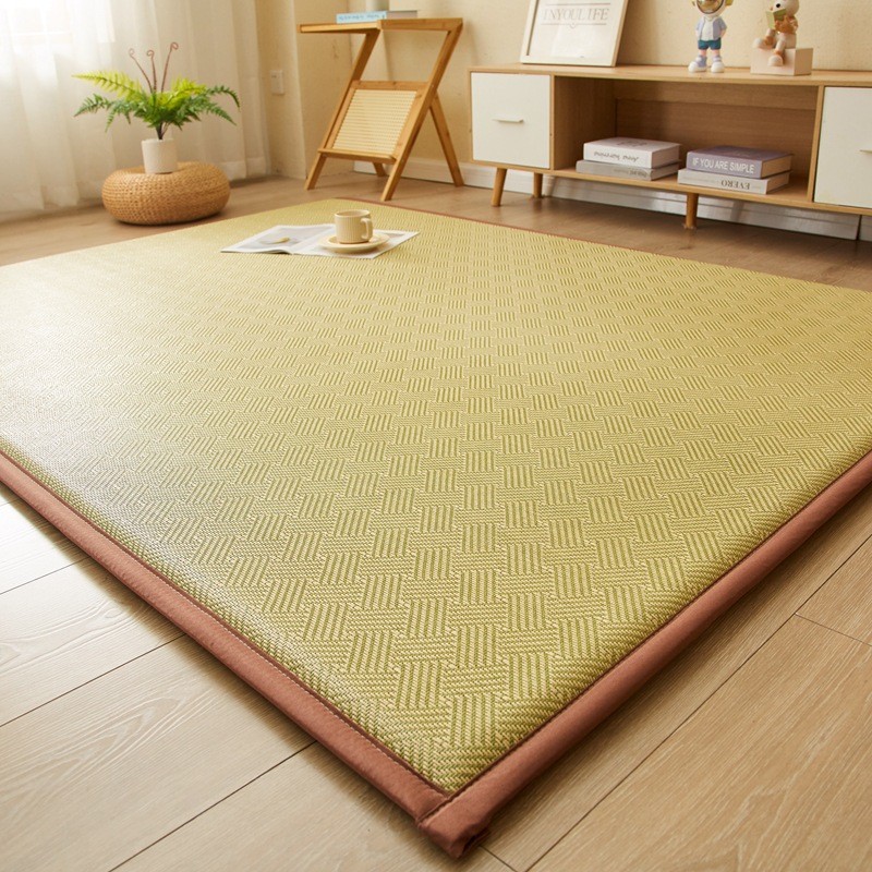 乾鹫凉席地垫子打地铺家用榻榻米床垫夏季冰藤凉席软垫睡觉海