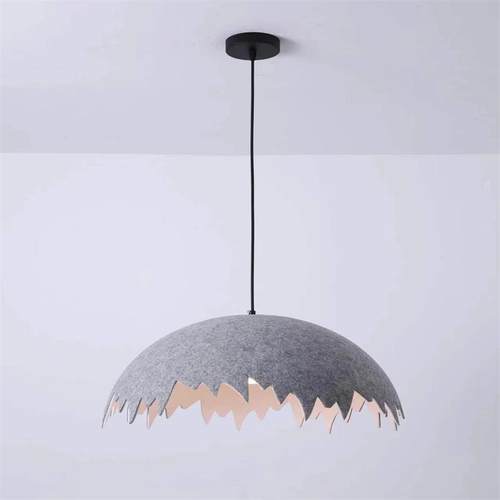 毛毡吊灯餐厅灯吧台店铺灯饰吸音咖啡厅家装现代简约中山古镇灯具