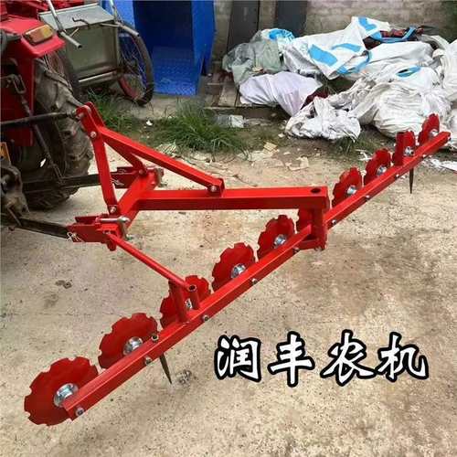 热销新款改装锯齿圆盘平地机小麦圆盘平土器农用通用覆土加厚器款