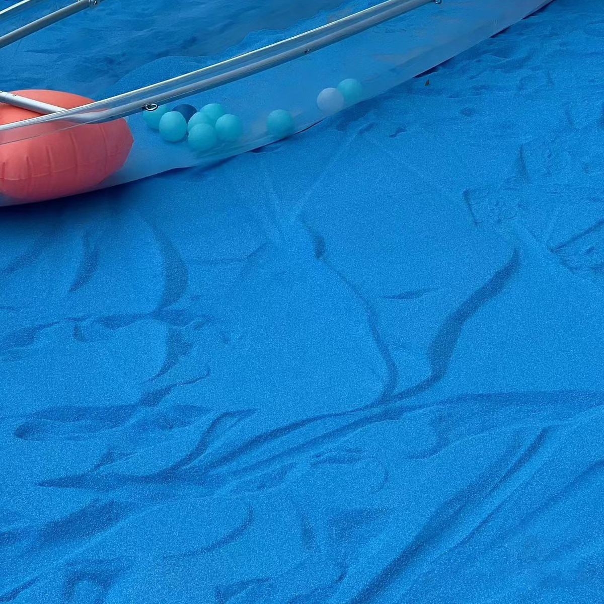砂细沙蓝色沙子细沙微景观造景装饰蓝彩沙蓝色网红沙滩砂图片