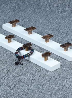 z655轻奢纯实木免打孔新中式挂衣钩墙壁衣帽钩挂钩进门免钉