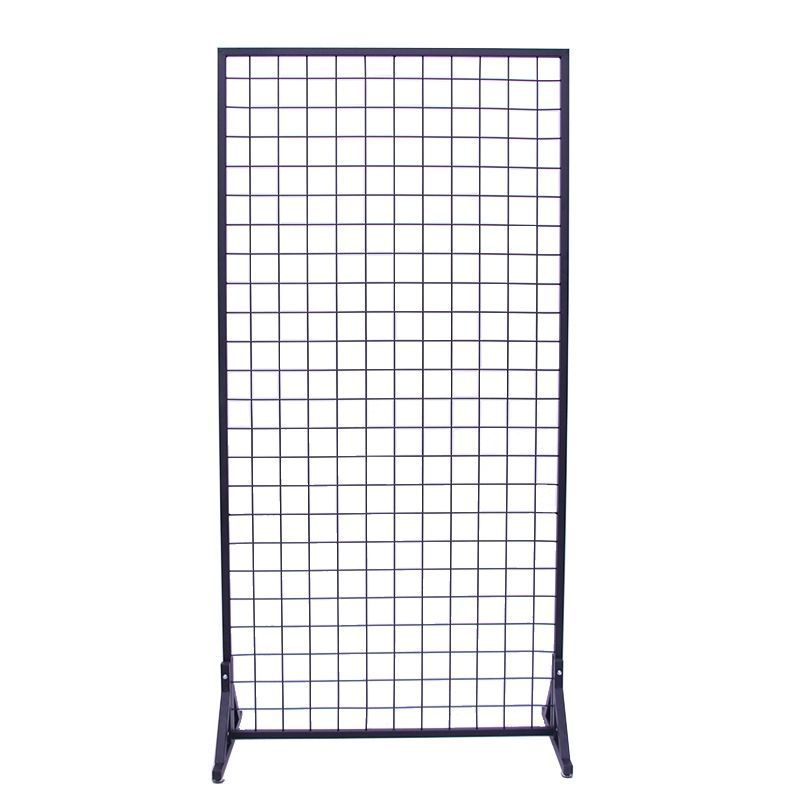落地铁艺网架立式展示架幼儿园作品网格展会饰品货架置物架展示架