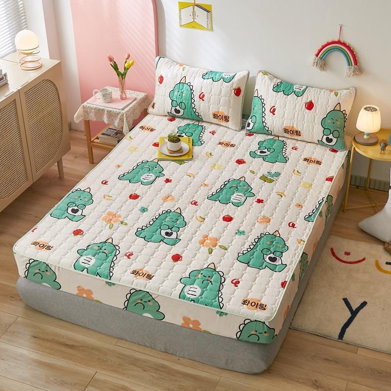 夹棉防水床笠单件加棉隔尿透气床罩席梦思批发保护床垫套床罩防尘
