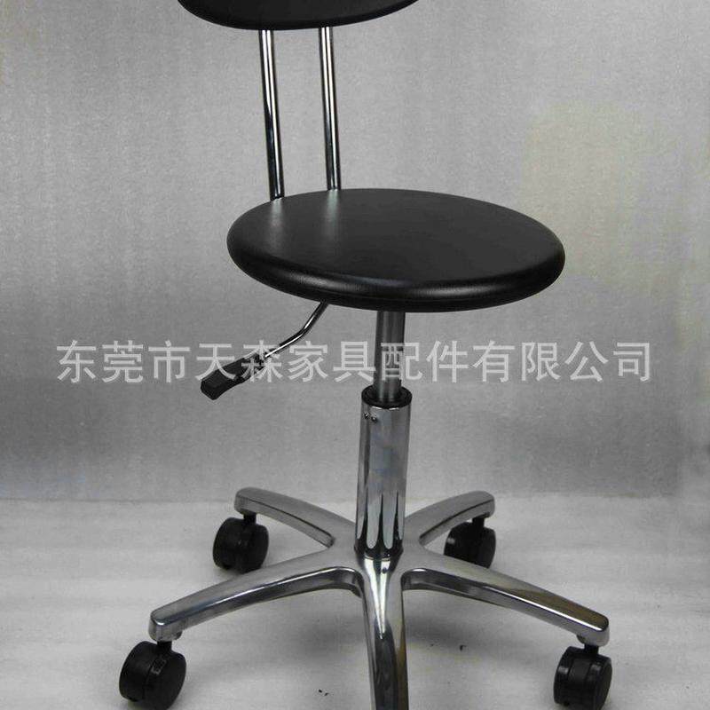 厂家防静电防静电升降软垫椅子靠背椅子铝合金脚轮pu车间工作椅