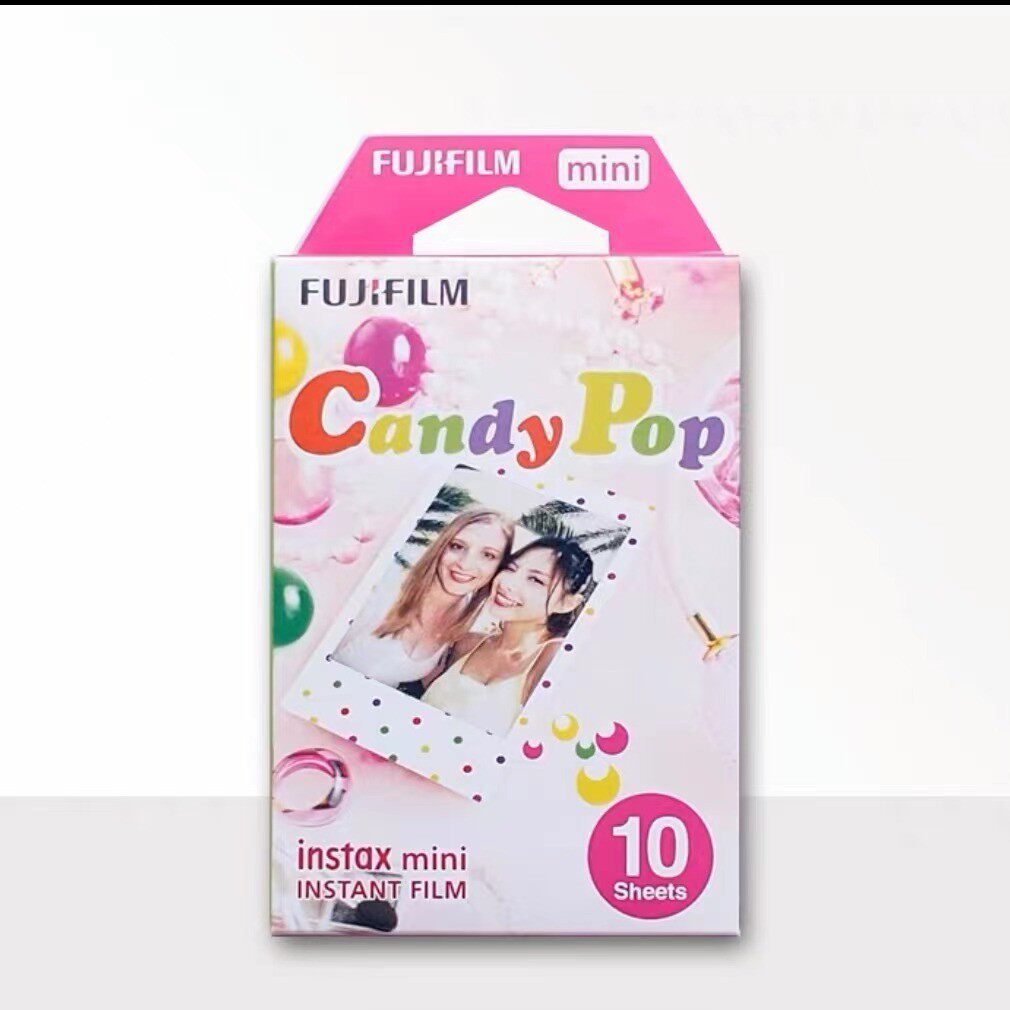 彩虹instaxmini相纸3富士拍立得10张装胶片相纸