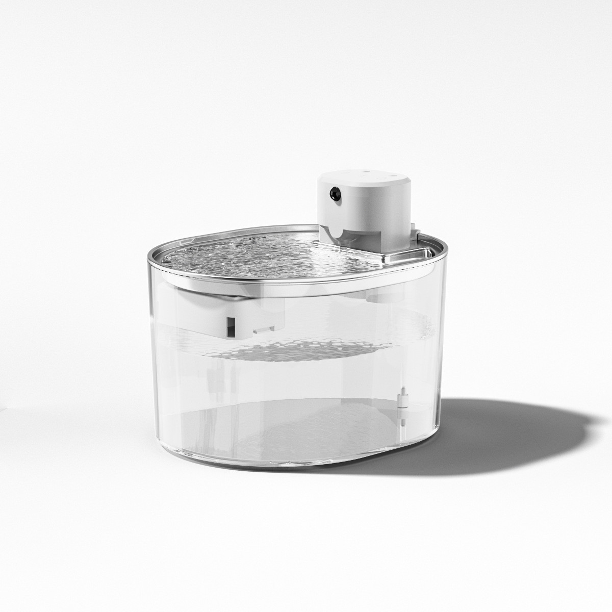 甬萌猫咪狗狗宠物饮水机智能感应定时充电水器喝喂无线喷泉不锈钢