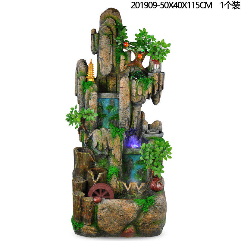 中式礼品鱼图流水工艺品摆件田园荷花微景观室内水景优质树脂福,家居饰品,装饰摆件,淘宝优惠券,粉丝福利购,淘宝优惠卷