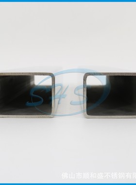 sus304不锈钢大矩形管120x60x1.5 抛光表面 建筑工程可用激光加工