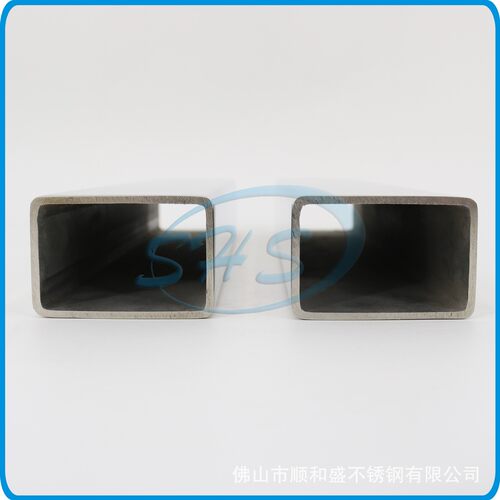 sus304不锈钢大矩形管120x60x1.5 抛光表面 建筑工程可用激光加工