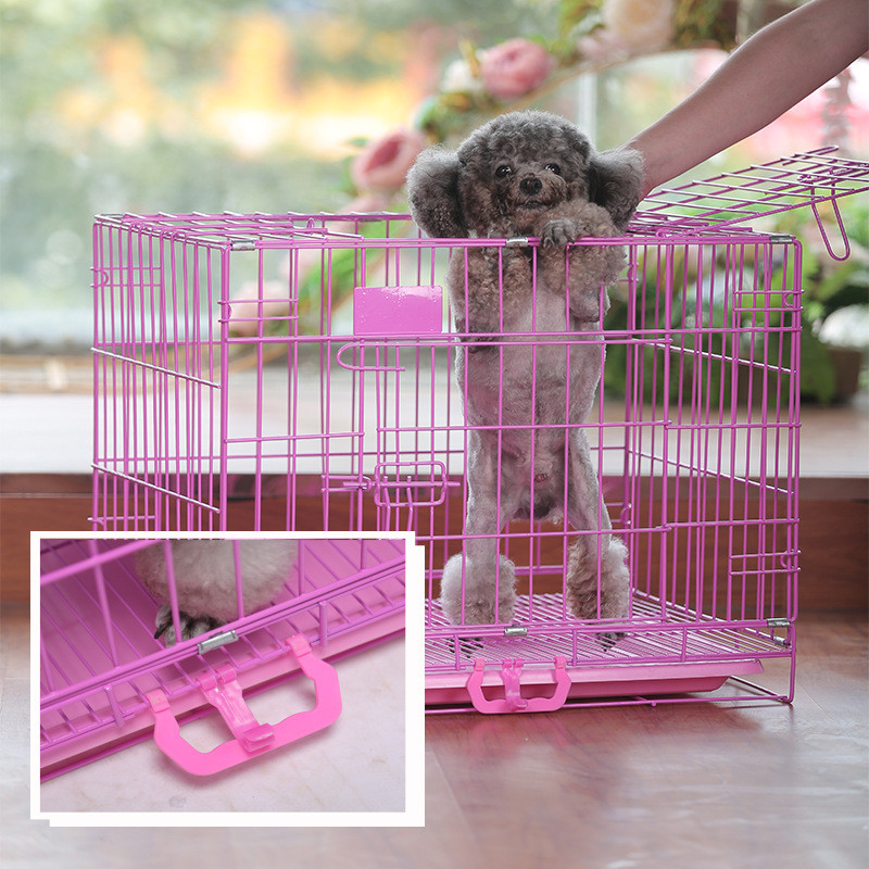 价小型犬大中带厕所室内折叠宠物笼子猫笼兔笼特粗狗笼子