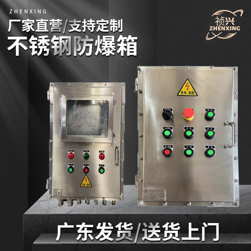 304不锈钢防爆控制箱数显控制电箱照明动力控制接线箱仪表箱安检