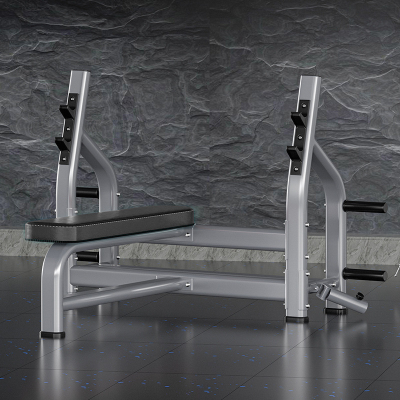 举重床卧推架卧杠铃床深蹲架杠铃套装支架多功能推板家用健身器材