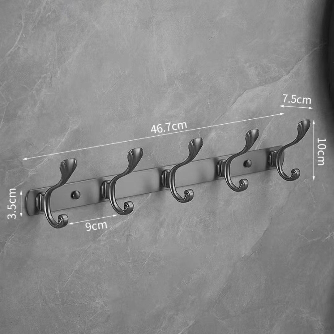 轻奢门后挂衣钩不锈钢卧室墙壁衣帽钩壁挂衣服挂钩客厅风欧式排钩