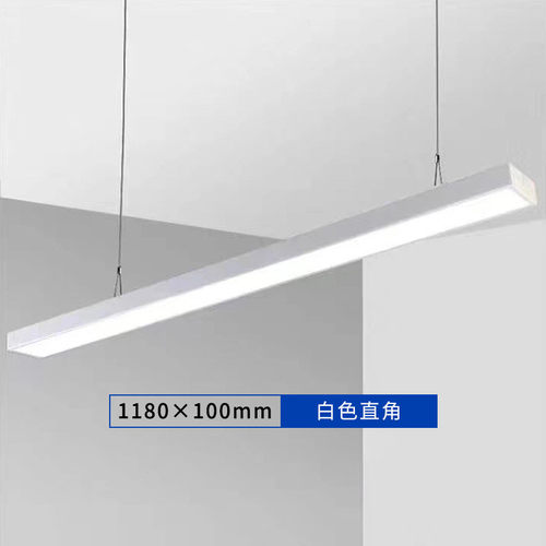 led长条形灯办公室吸顶吊灯服装店写字楼工业风工程灯办公吊灯