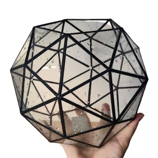 16027a 工厂几何直销玻璃花房玻璃小花房多肉微景观玻璃花房 包邮