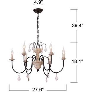 客厅餐厅卧室民宿创意 乡村复古做旧木艺吊灯法式 服装 店吊灯美式
