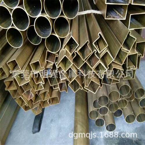 H65黄铜方管精密毛细铜管切割空心厚壁铜管外径2-10mm黄铜管