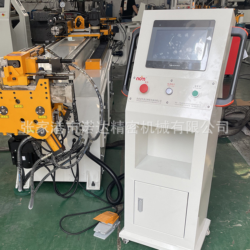 全自动不锈钢钢管铁管弯管机送料自动数控大棚钢管弯管机厂家